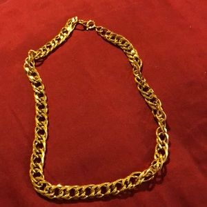 16” gold plated serpentine chain necklace